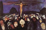 Edvard Munch Passion to Jesus painting